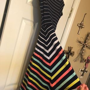 Girls striped dress.